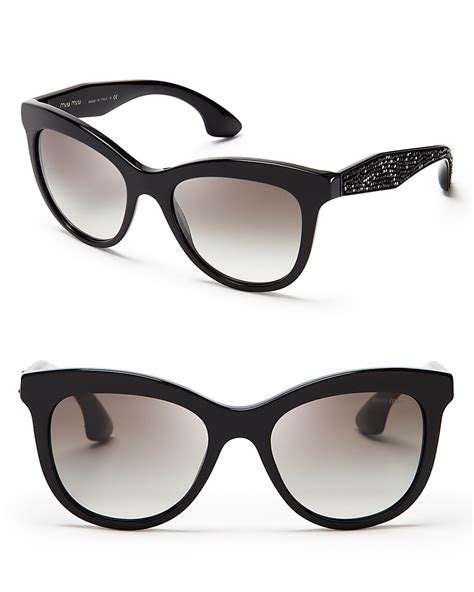 miu miu sunglasses black